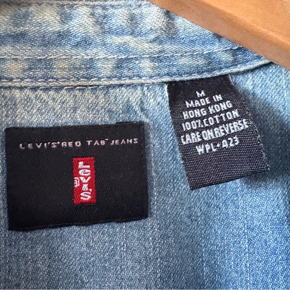 SOLD Upcycled Aerosmith Levi’s Denim Shirt - Picture 12 of 12